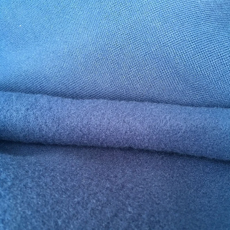 Hot Sale Hoodies Material Knitting Plain Fabric Clothes Material with Low Price