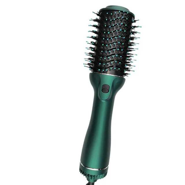 New Professional Fashion Hot Air Brush Hair Dryer 3 In 1 Electric Styling Brush One Step Hair Straightener Hot Air Dryer Brush