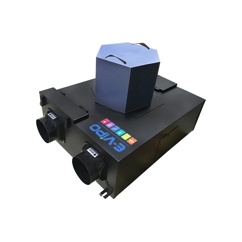 Recuperator Air Heat Recovery Ventilation Unit Fresh Air Fan With HEPA Purifier Ventilation System