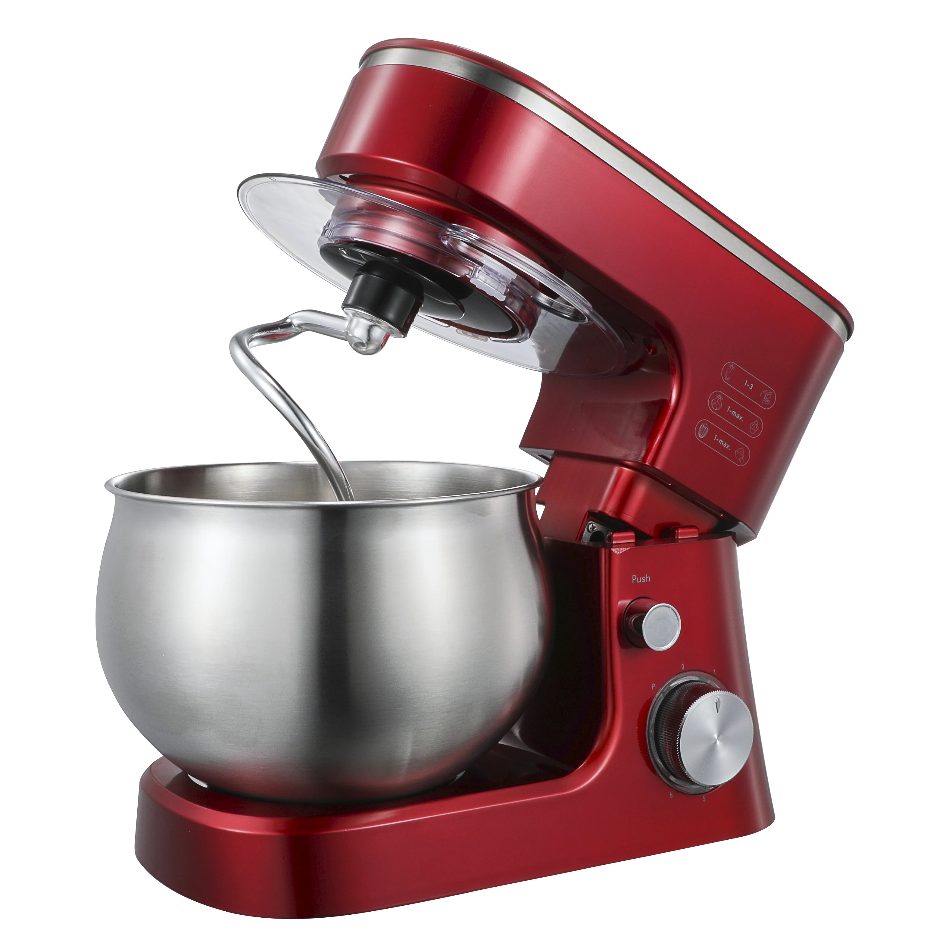 Multifunctional Kitchen Appliances, 5L Stainless Steel Bowl With Blender And Meat Grinder Stand Mixer/