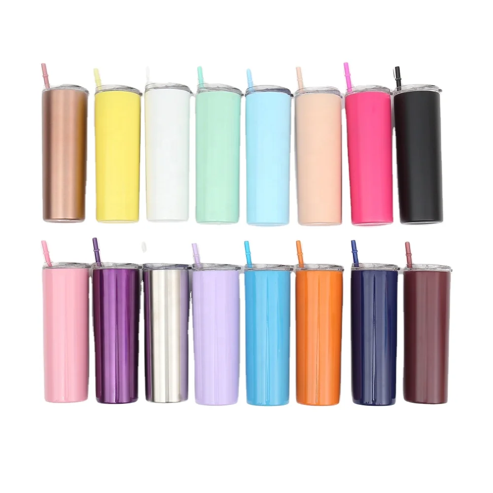 20 oz Vacuum Insulated Stainless Steel Slim Cup Tumbler