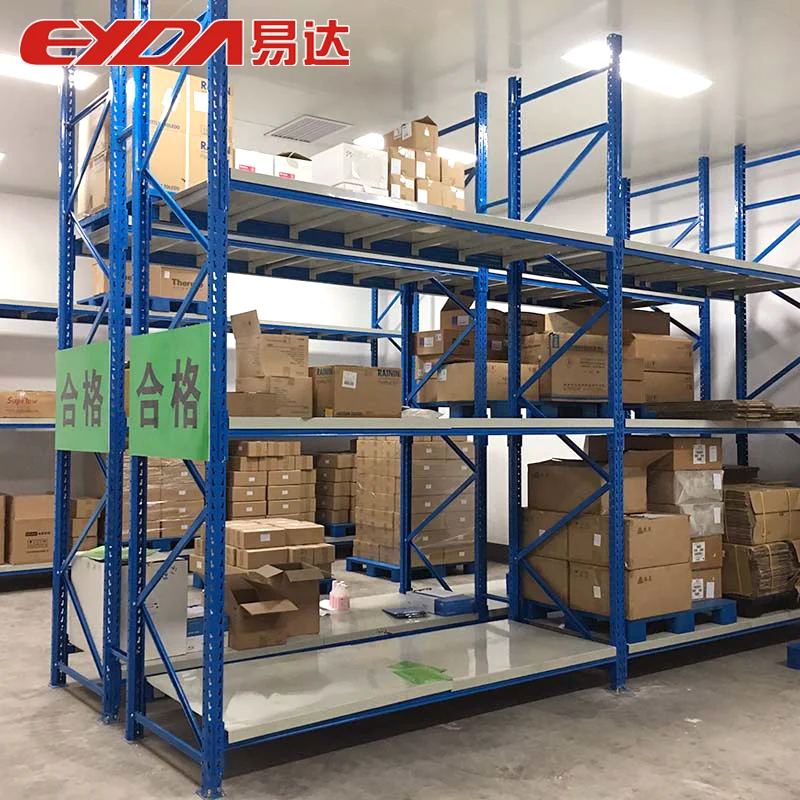 Industrial Steel High Loading Capacity Long span metal shelf rack for warehouse metal storage racks eyda