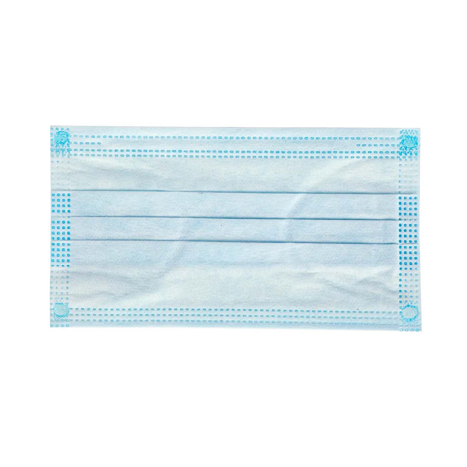 Wholesale Fast Delivery ZHONGJIANLE Factory Price 3ply Mask Facemask Blue Disposable Face Masks