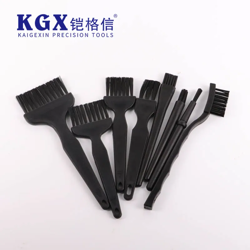8pcs for mobile phone repair motherboard cleaning and antistatic brush BGA repair electrostatic brush PCB black electrostatic br
