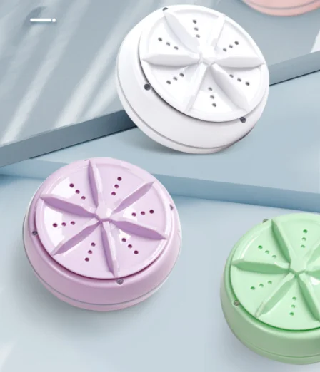 Mini fully semi-automatic household small washing socks underwear portable turbo folding washing machine