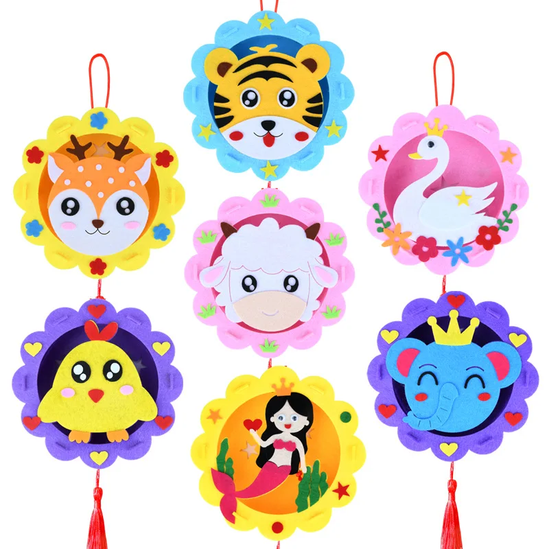 Hot selling DIY return gifts for kids birthday chinese hanging lantern new year decoration items gift