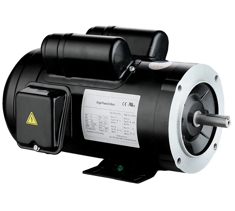 NEMA single phase induction motor 0.25-5HP 48C/56C/143TC/145TC/182TC/184TC 3600RPM