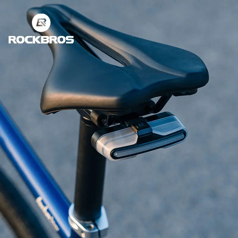 ROCKBROS Bicycle Steering Taillights Smart Remote Control Bicycle Turn Signal Light Bike Tail Light with Turn Signal