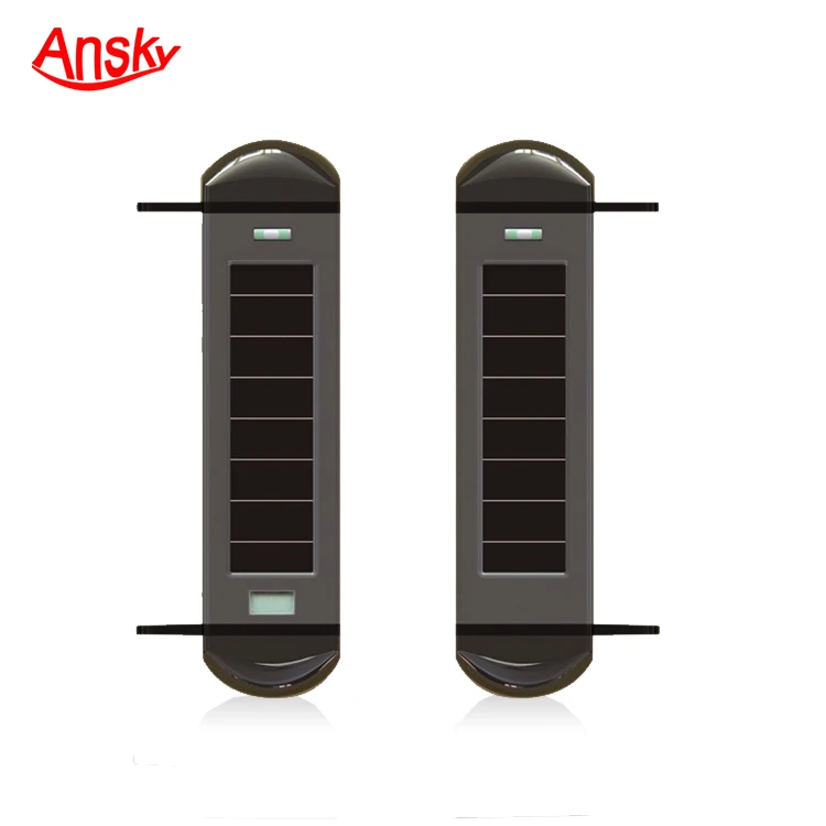 Solar beam sensor, solar energy full wireless anti-theft device, intrusion detection peripheral alarm