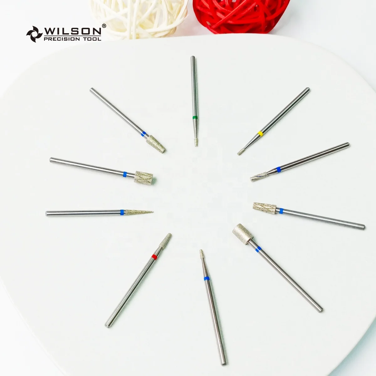 6.0mm Cooling - Groove Ball  well sun Shape Excellent Heat Dissipation Safety Nail Drill Bit Cuticle Clean diamond nail bits