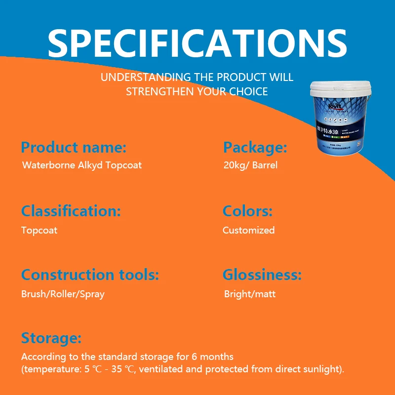 Anti-Static High Quality Material Alkyd Resin Short Oil Resin Enamel Paint