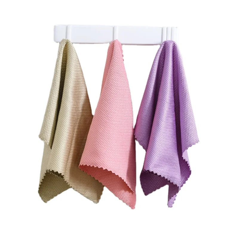 250 Gsm 4Pcs 30Cmx40Cm 35 Cm Micro Fibre Clean Cloth Glasses Window Glass Household Washing Towels Micro Fiber Cloth For Glasses