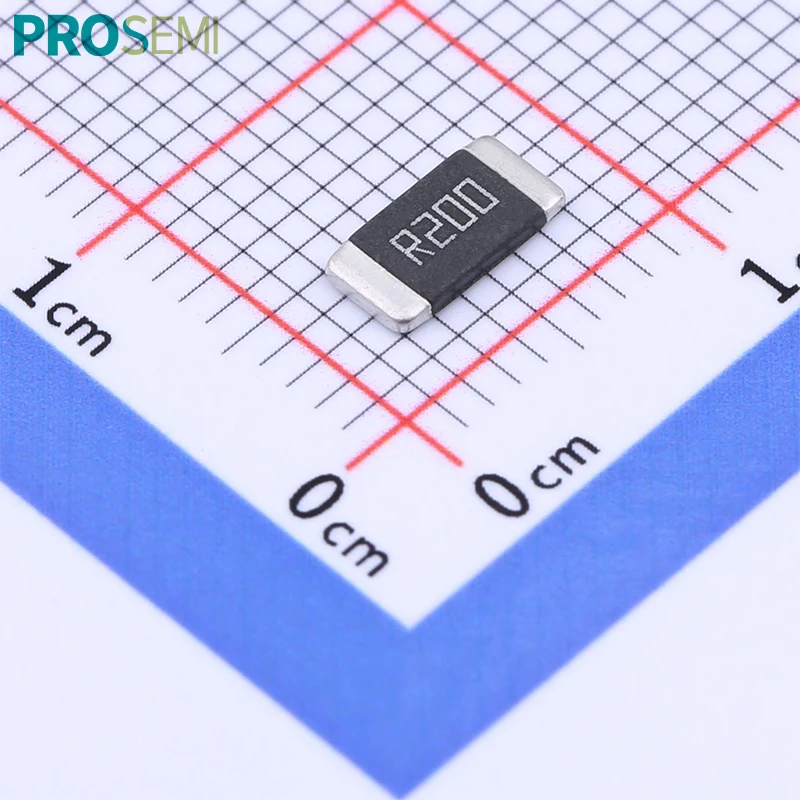 2512 Karma Metal Alloy chip resistors with heat sink for electric motor 200 mOhm ±1% tolerance 2W