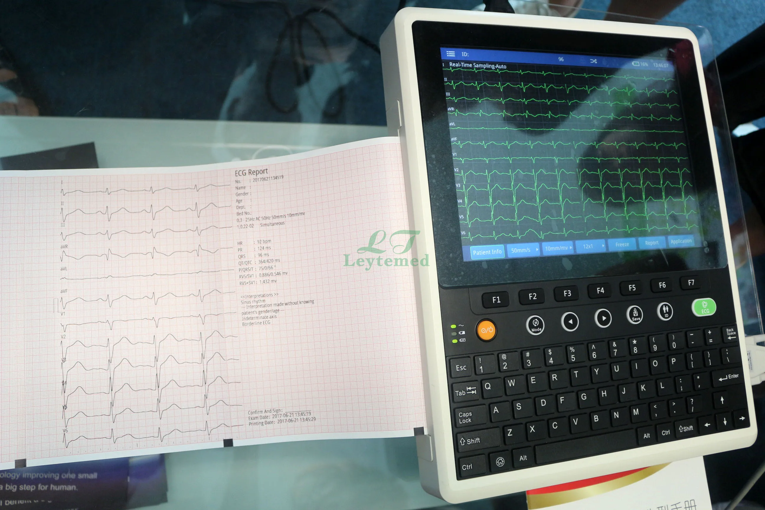 LTSE10 portable 12 channel price of ECG machine
