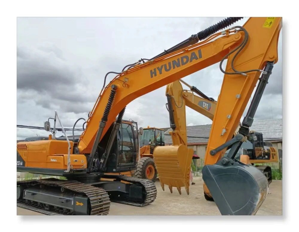 Used Hydraulic R220-9s Excavator Heavy Equipment Hyundai 22 Ton Machinery R220-9 Crawler Excacvators for Sale