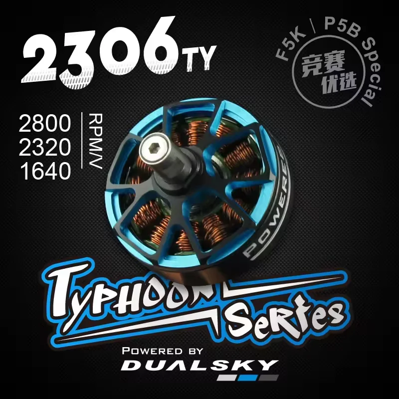 DUALSKY 2306TY Профессиональный Дрон с дистанционным управлением Электрический планер F5K (обновление F3K) P5B Чемпионат складной весло мотор