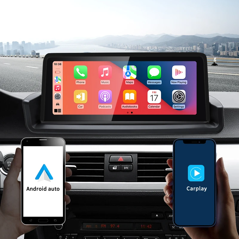 2024 New ID6 ID7 ID8 UI Android System Wireless Carplay AUTO For BMW 3 Series E90 E91 E92 E93 GPS Car Video Players GPS NAVI
