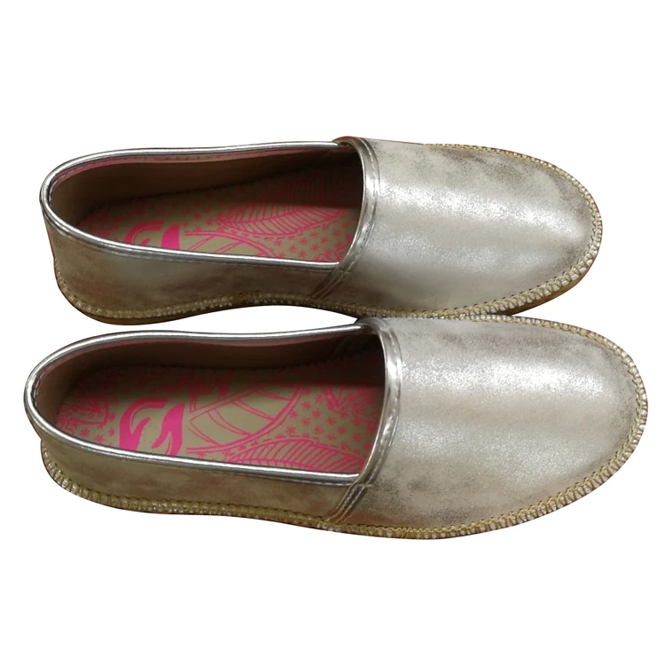 
Loafer Flat Upper New Design Canvas Shoe Man Espadrille Shoes For Woman 