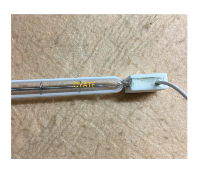 Double white coated 1000w 1500w quartz short wave infrared heat lamps halogen bulb for PET blowing machines