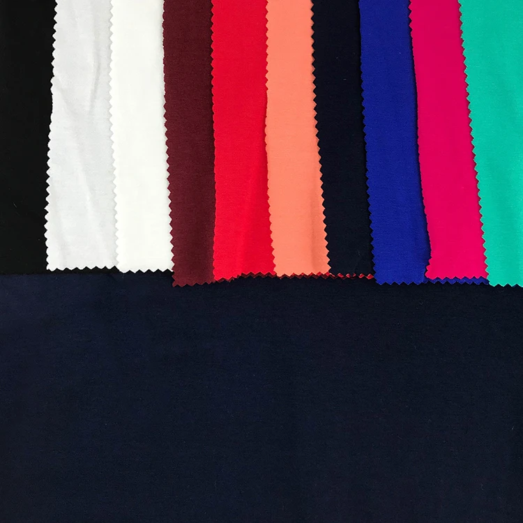 Guaranteed qualityOE rayon span for soft women garment comfortable fabric 95%rayon 5%span