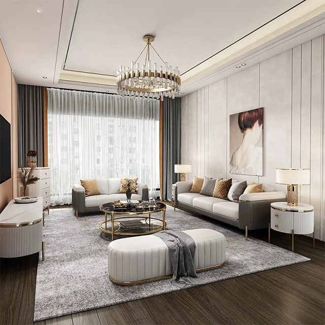 Factory Direct Sale Latest Design Couch Customized Italian Leather Sectional Italy Living Room Sofa High Quality Couch