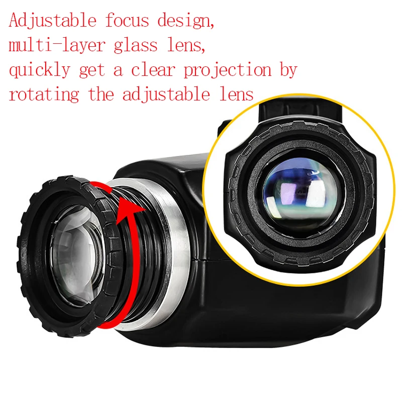 Forklift Led Gobo Safety Projector Spot Light Adjustable Focus Warehouse Caution Floor Marker Safety SIGN Custom Logo zone light