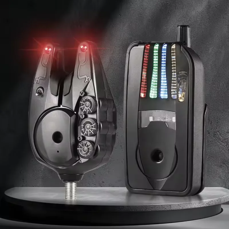 New Carp Fishing Bite Alarm Set 4+1 Indicator Wireless Alarm Carp Fishing Tackle Bite Warning Indicator Carp Fishing Tackle