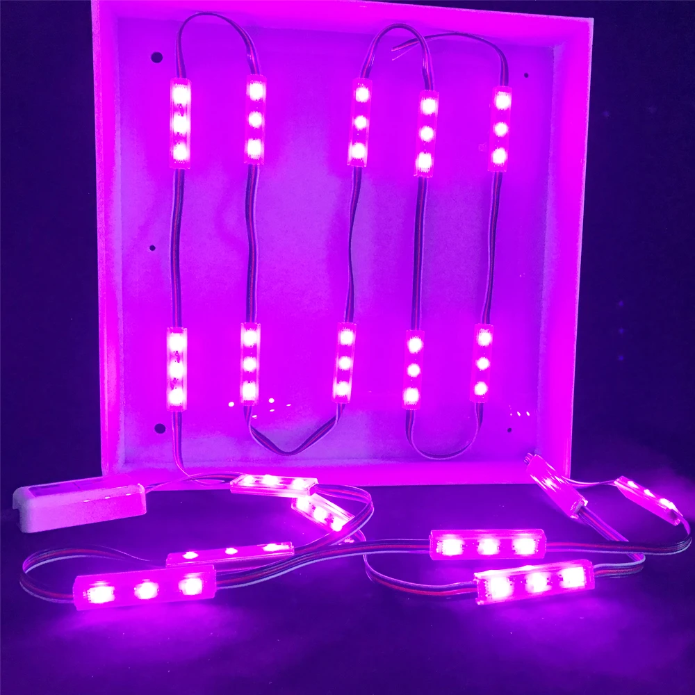 Energy Saving Leds Injection LED Module RGB Ic 0.72W 12V 5050 Smd Round Led with Lens
