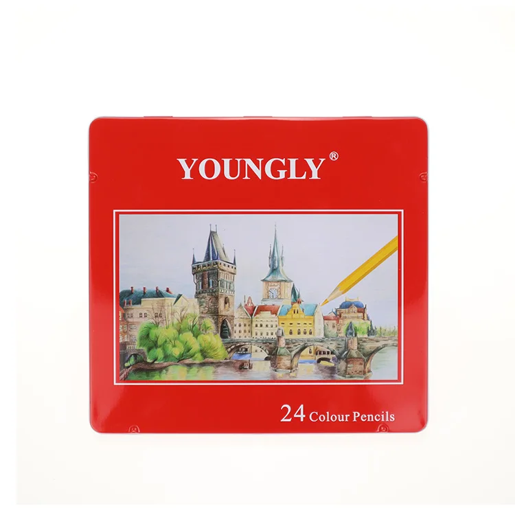 New Promotional Comfortable Holding Portable Colored Pencil in Standard Pencils