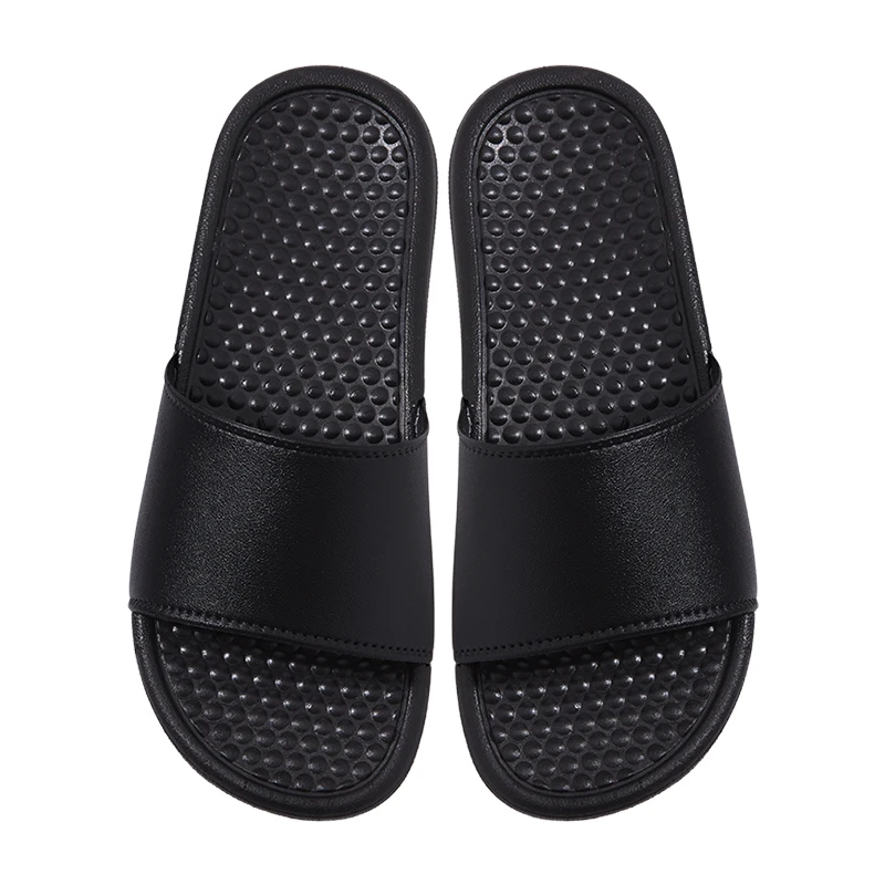 Summer slippers with logo comfortable indoor men slippers custom women ladies slides sandals wholesale price
