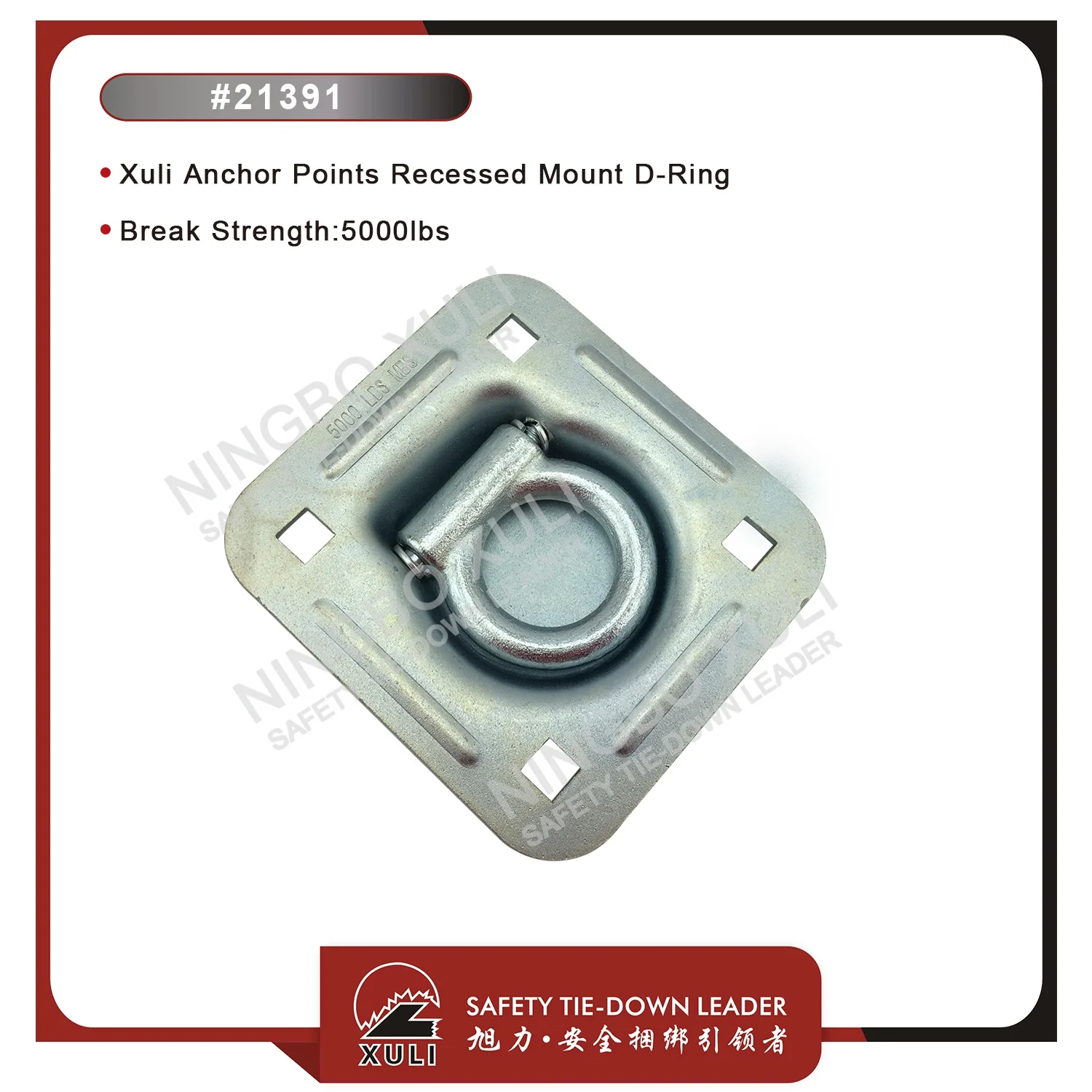 Xuli Anchor Points Recessed Mount D-Ring