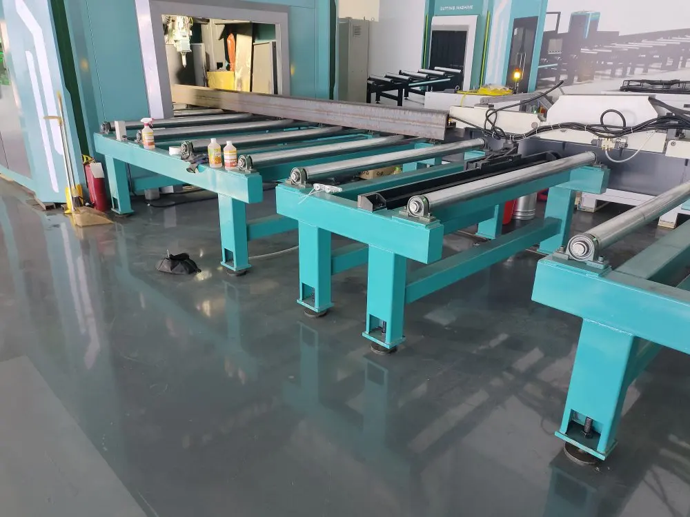 H beam laser cutting machine Gantry Moving Design Fiber Laser H/Channel/Angle Beam Cutting Machine 20kw 30kw laser cutter H beam