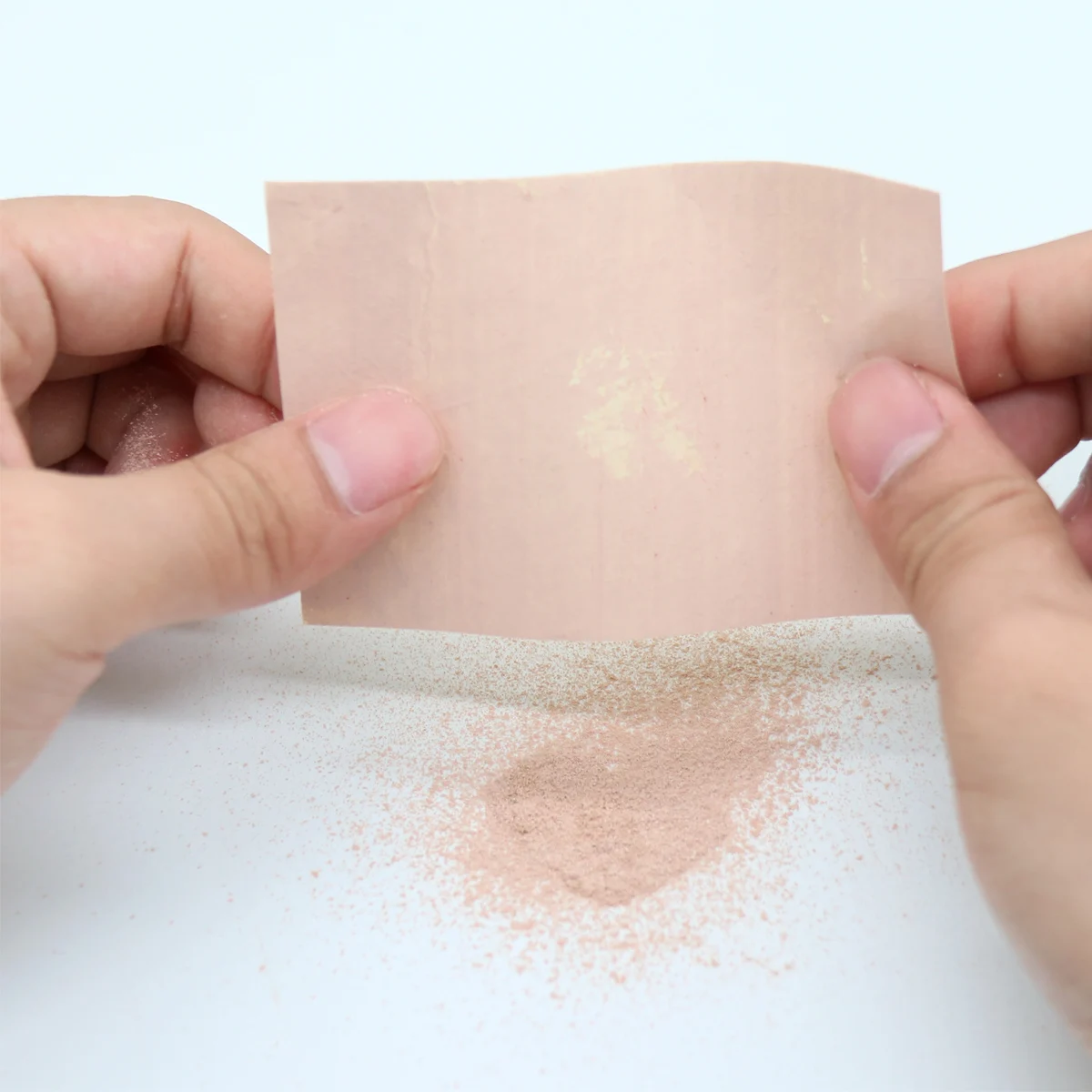 Custom skin yellow rice paper makeup oil absorbing paper for hair or face make up