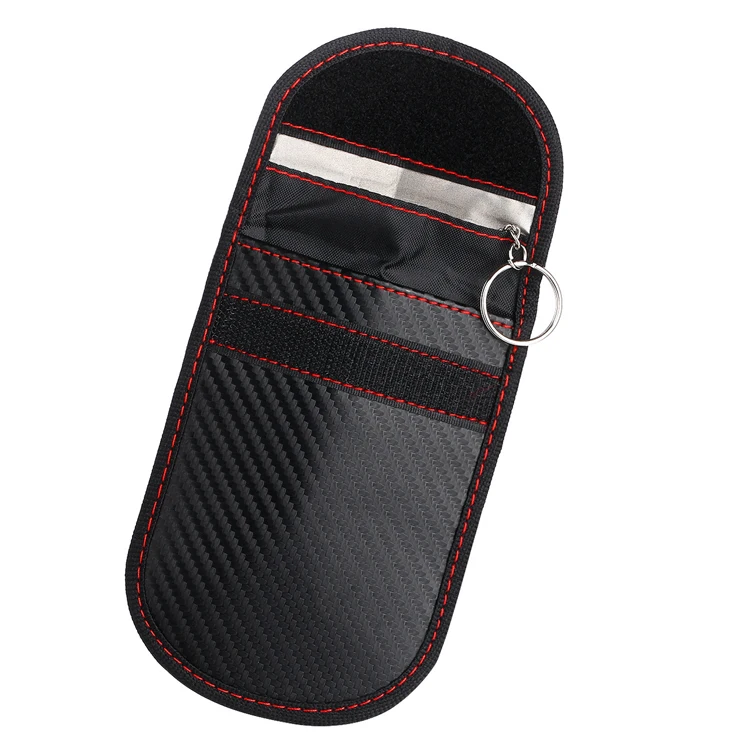Anti-Theft RFID Blocking RFID Key Fob Protector Case Faraday Pouch for Car Keys