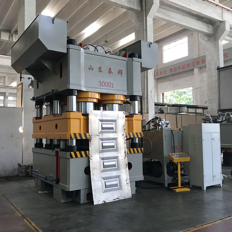 Full-automatic Single Action Steel Door Plate Embossing Hydraulic Press Machine door plate pressing machine