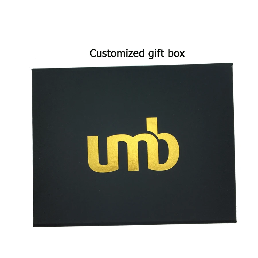 PU Leather Stainless Steel Business Card Case with Magnetic Shut business card holder and pen gift set