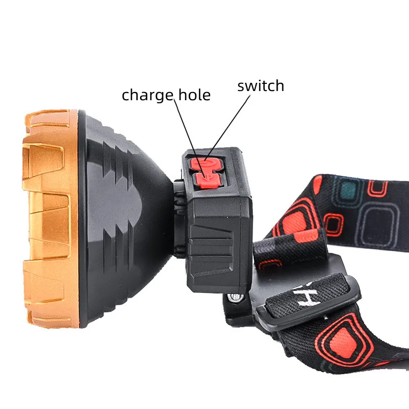 Cheap Price 9 pcs LED Chip Rechargeable Headlight