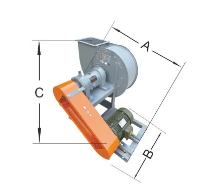 Yuton Y5-47 Boiler Centrifugal Induced Draft Fan air cooler fan dust remover fume aspirator draft cooling circulation fan blower