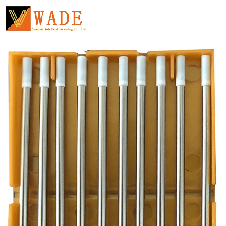 WZ8 2.4mm  white tungsten electrodes 3/32` x 7` for Argon arc welding Zirconium tungsten rod