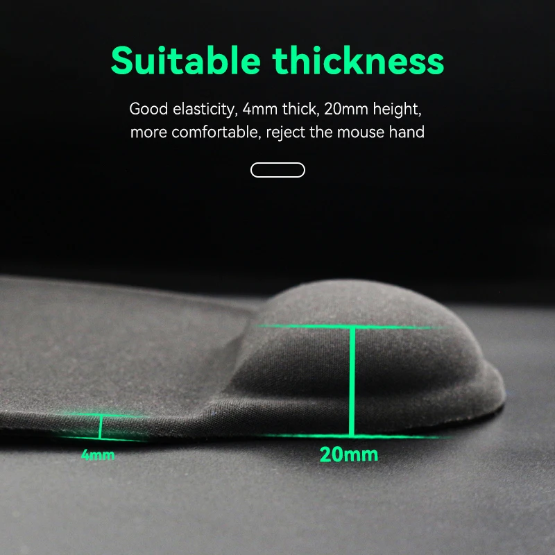 Wholesale custom gel mouse pad with wrist support 3D sublimation animation game mouse pad for games office