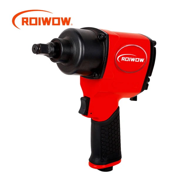 1/2 inch Pneumatic High Torque Wrench Twin Hammer Air Impact Wrench Tool Kit Pneumatic Torque Wrench Air Gun Set Socket