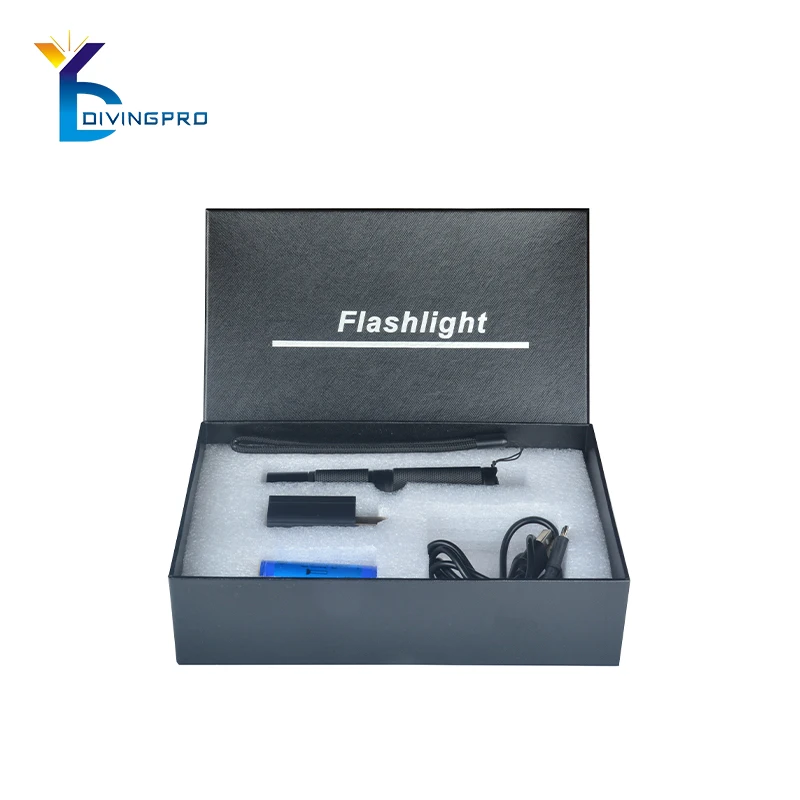 Pocket led usb Mini flashlight Rechargeable explosion-proof fire emergency torch