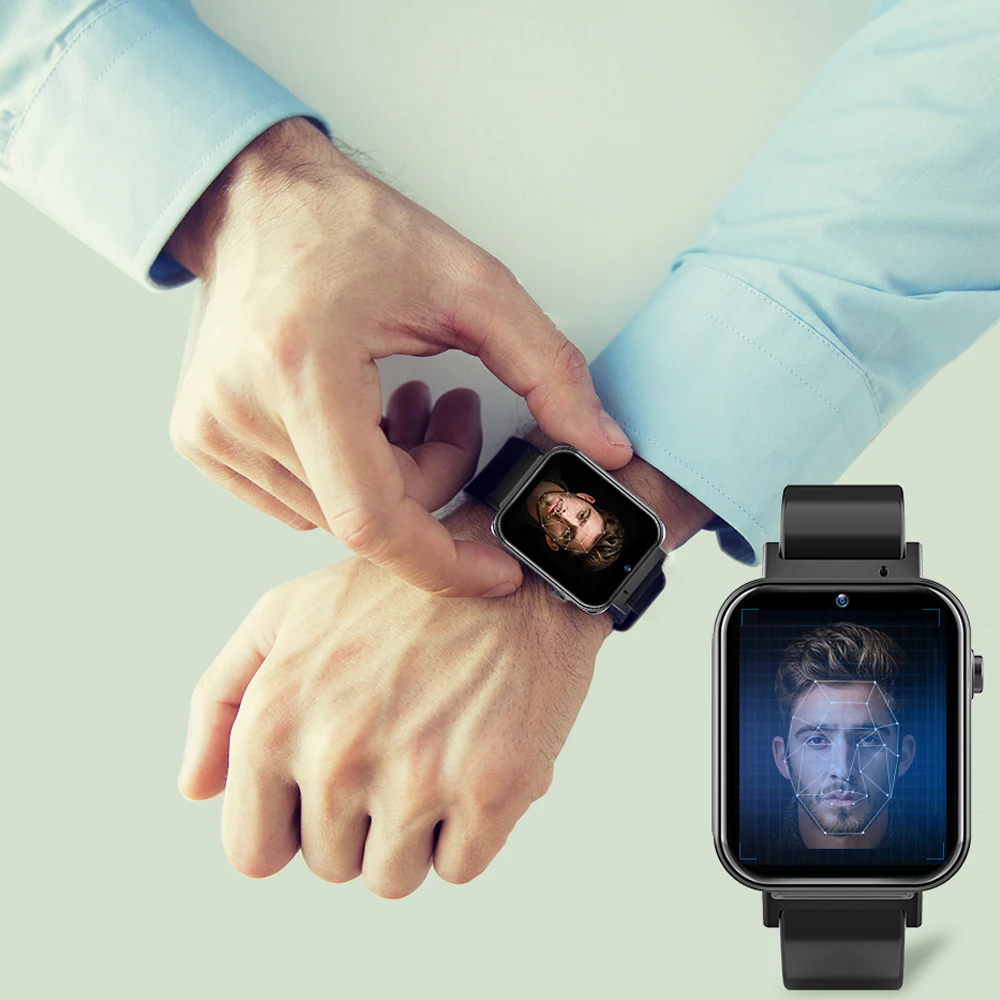 Best 4G Android Smartwatch 1.75inch Large Screen GPS 4+128GB Smart Watch 850mAh Big Battery Long Standby Android Watch Phone