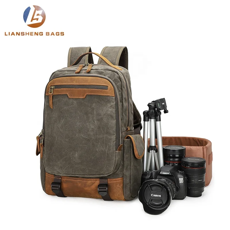 
New Products Outdoor Portable Waterproof Scratch-proof Dual Shoulders Camera Bag for Travel 