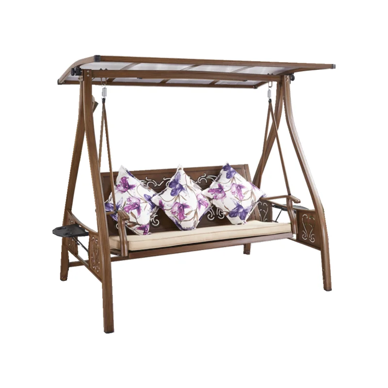 Уличное кресло-качели сверхмощные садовые качели с 3 сидениями уличные для патио современные Качели