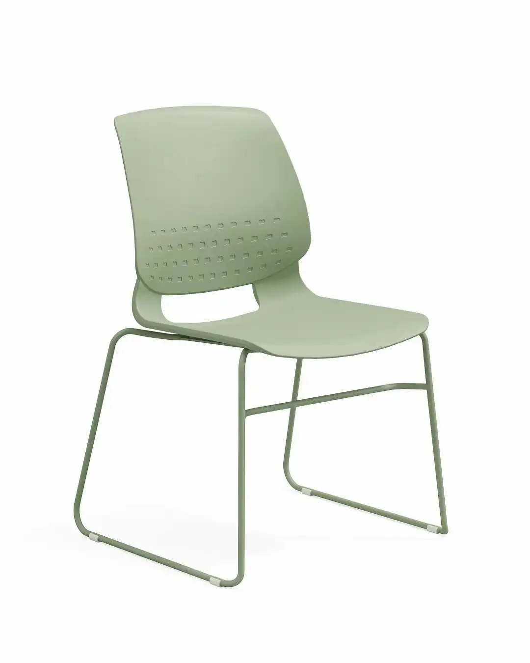 Back Part Cutout Design Ergonomic Pure Pp Training Chair Living Room Chairs For Conference school student chair