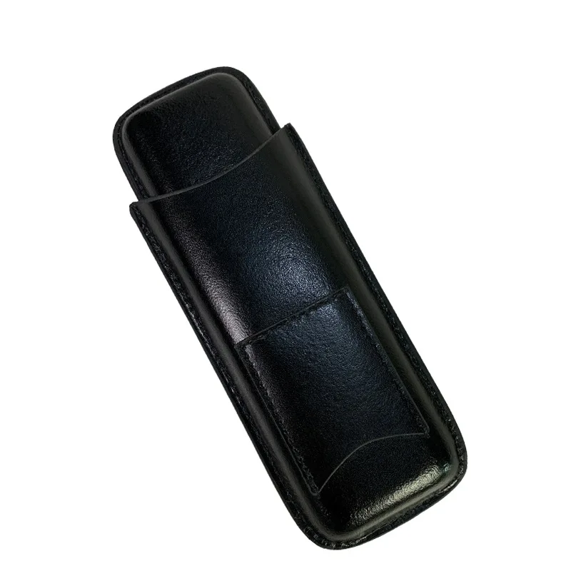 Portable Mini PU Cigar Humidor 3 Tube Cigar Humidor with Cigar Cutter Cigarette Accessories