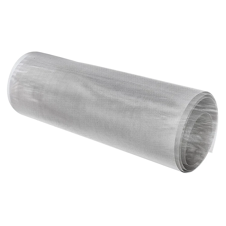 Low Price Customizable 80 100 200 Mesh Count 304/304l/316/316l Plain Weave Stainless Steel Woven Wire Mesh
