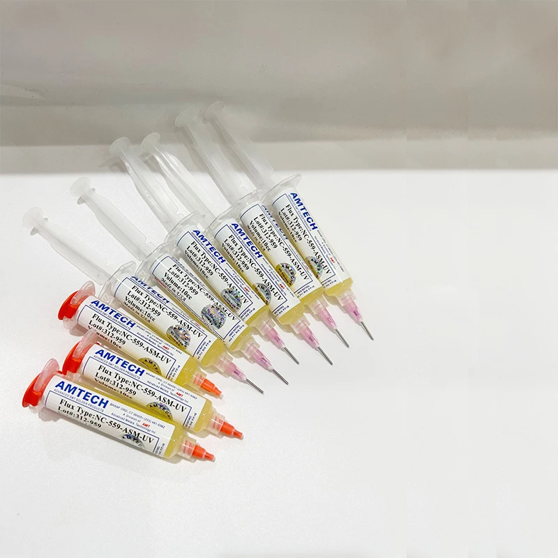 WSD Repair Flux Paste Welding Oil Rosin Paste Flux Syringe 559-ASM Flux Paste Feed Push Rod Tips