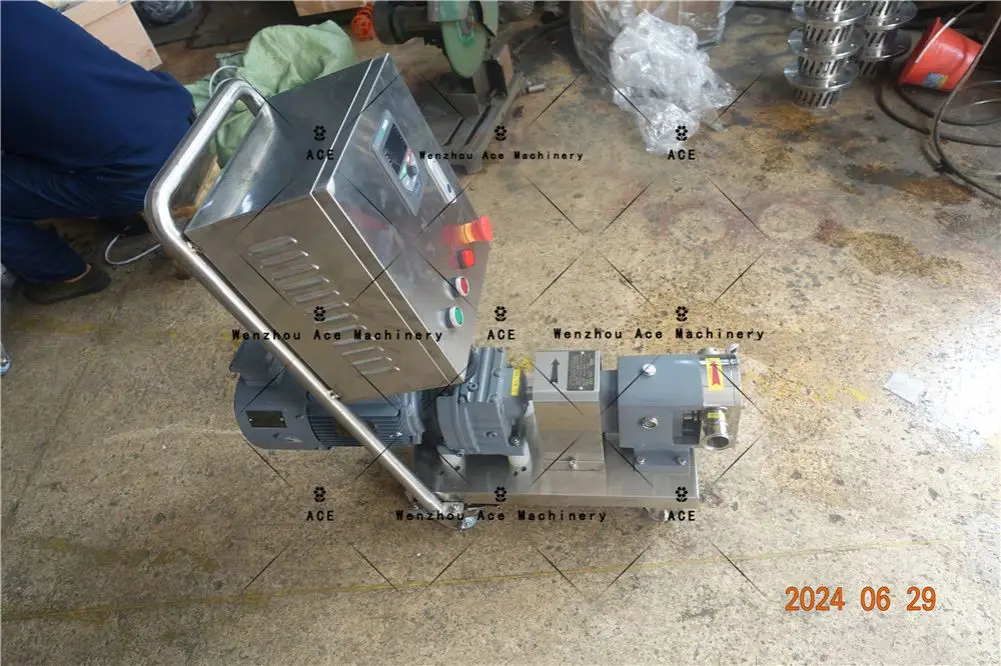 Food Grade Stainless Steel High Viscosity Liquid Transfer Tomato Sauce And Tomato Ketchup Rotary Lobe Pump